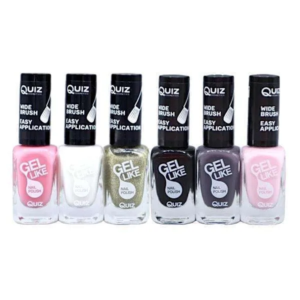 6st nagellack, nail polish - Set - #3400
