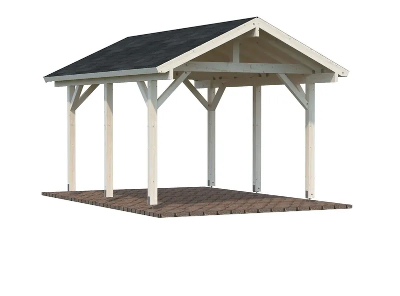 Palmako Robert Carport 16 m²/11,7 m², obehandlad