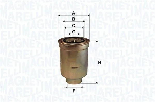 Bränslefilter MAGNETI MARELLI 153071762560