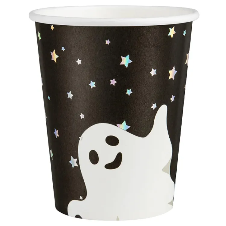 Halloweenspöke Pappersmugg 6-pack