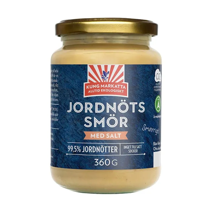 Kung Markatta Jordnötssmör Salt EKO 360 g