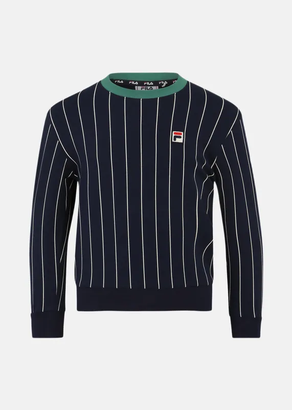 LUKOW pinstriped crew sweat (#7219)