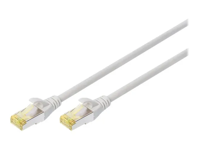 DIGITUS patch cable - 25 cm - grey - Grå - 0.25m