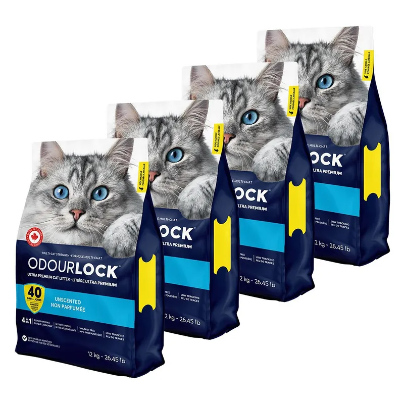 Odour Lock Oparfymerad kattsand - 12 kg