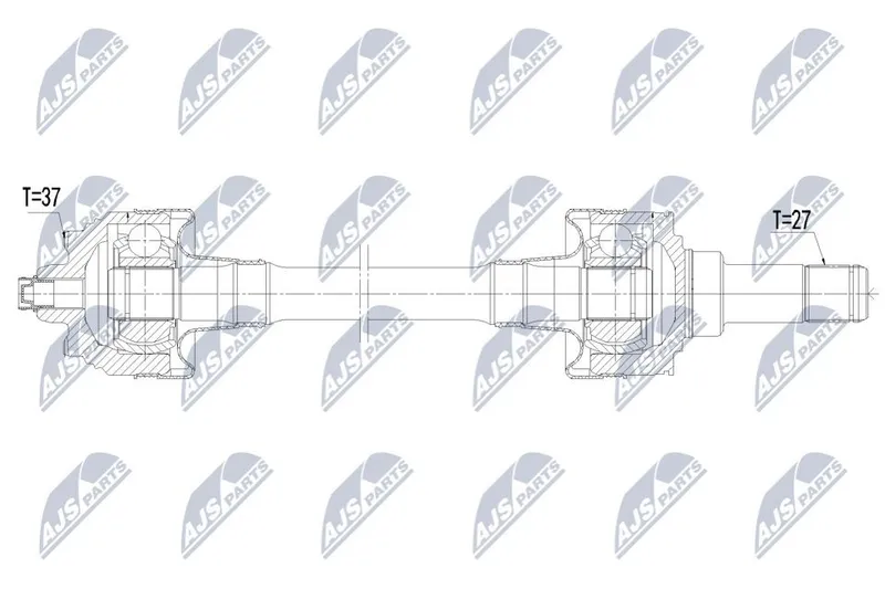 Drivaxel NTY NPW-BM-242