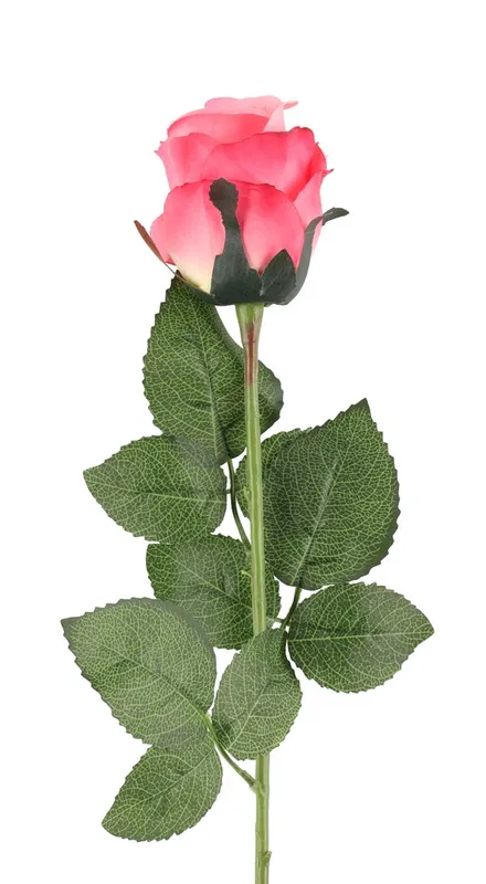 Konstgjord snittblomma – Ros rosa