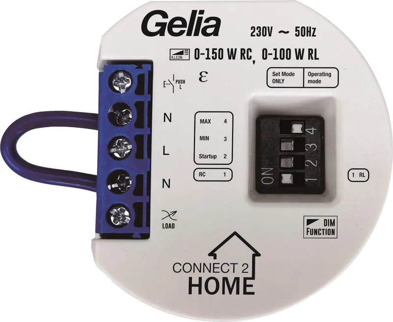 DIMMERPUCK 3-TRÅD LED 0-150W CONNECT 2 HOME | Beijerbygg Byggmaterial