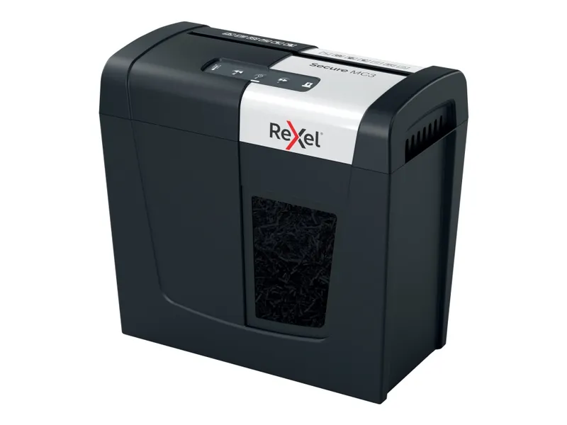 Rexel Secure MC3 Whisper-Shred™ Dokumentförstörare Mikroskärning, P5 3 ark