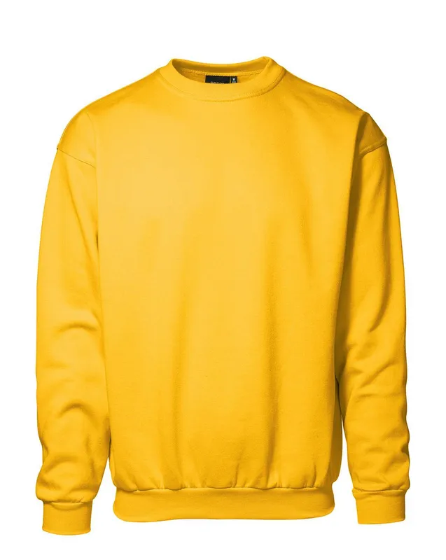 ID Klassisk Sweatshirt, Slitstark Gul (#1700)