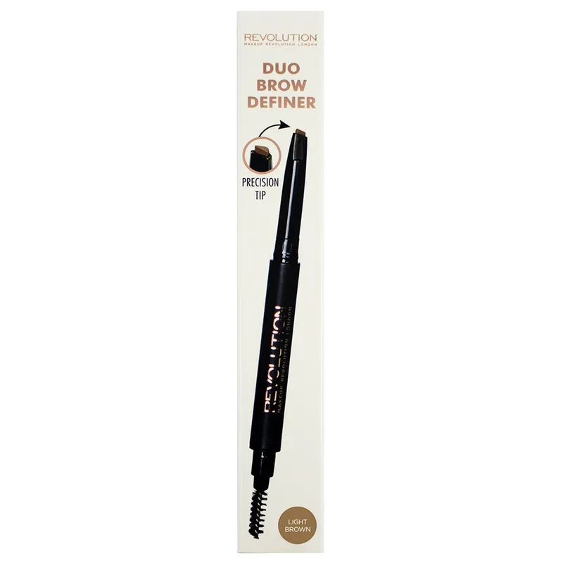 Makeup Revolution Duo Brow Pencil Brown