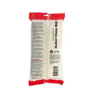 Dogman Tuggrulle rullad vit, M 2-pack
