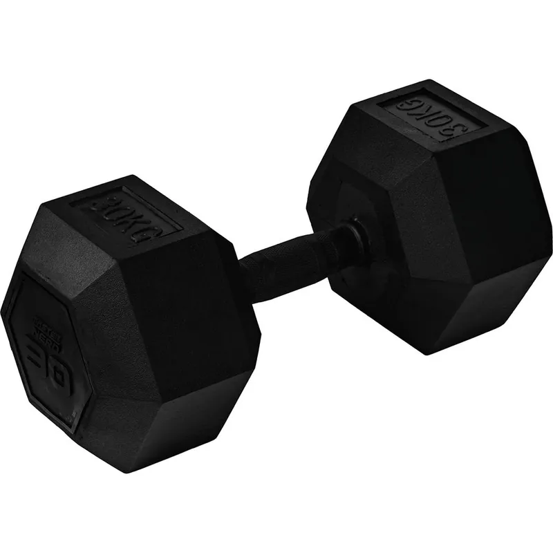Master Fitness Nero Rubber Coated Hex, Hex hantlar (#6121)
