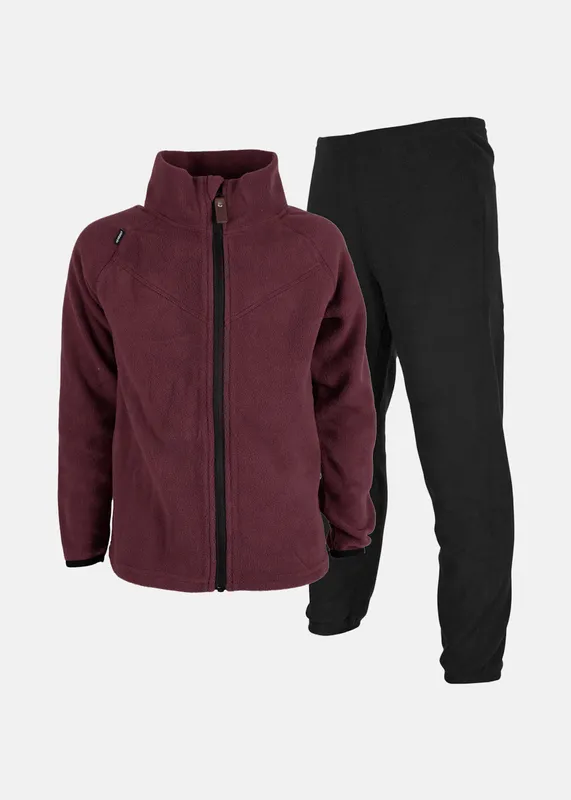 Lindberg Kids’ Umeå Fleece Set Dry Rose