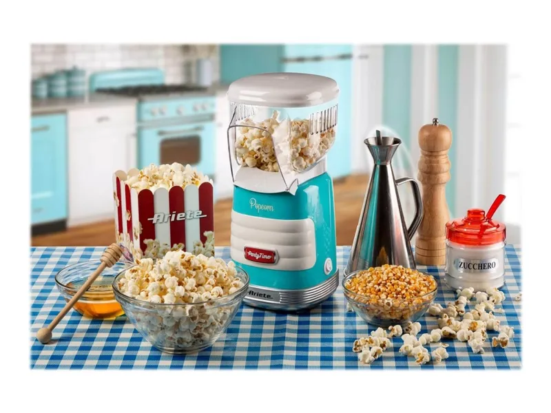 Ariete Party Time Popcornmaskin, blå