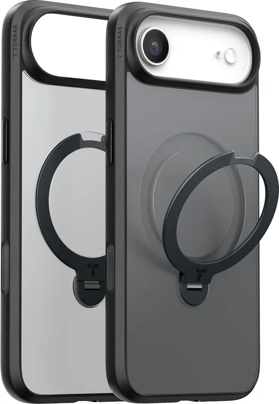 Torras Ostand Q3 Spin - black - iPhone Air