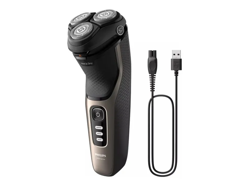 Philips 3000 Series S3242 – Rakapparat – sladdlös – ash gold