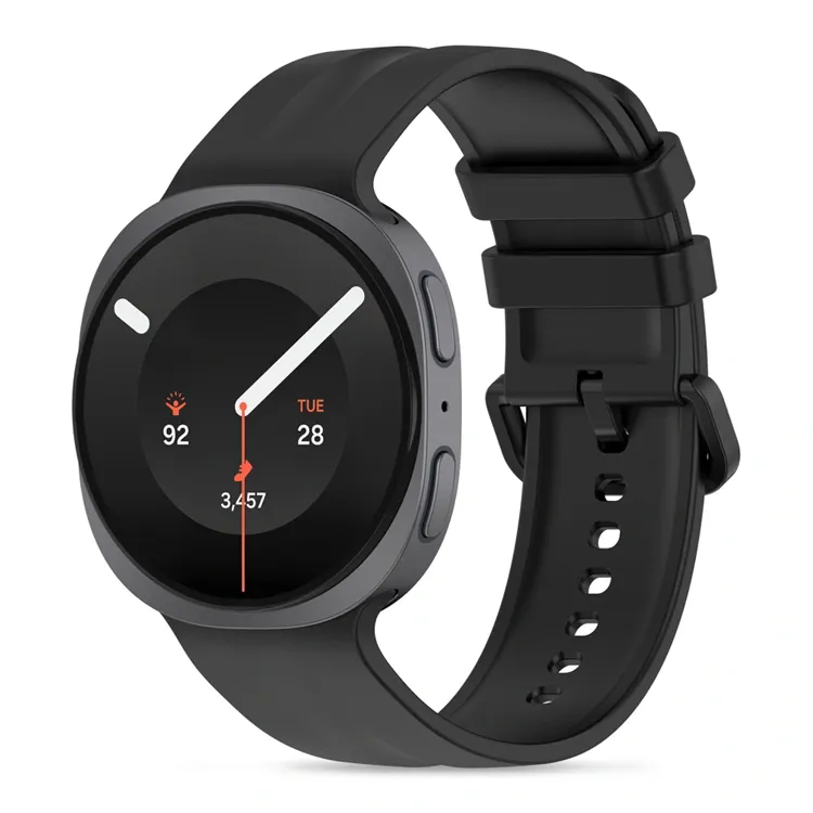 Tech-Protect Silicone Evo Strap for Samsung Galaxy Watch 8/9 - 40/44/46mm - Black