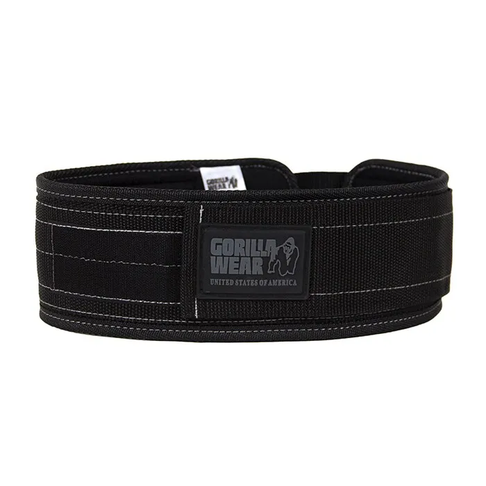 4 Inch Lyftarbälte Nylon Svart - L/XL