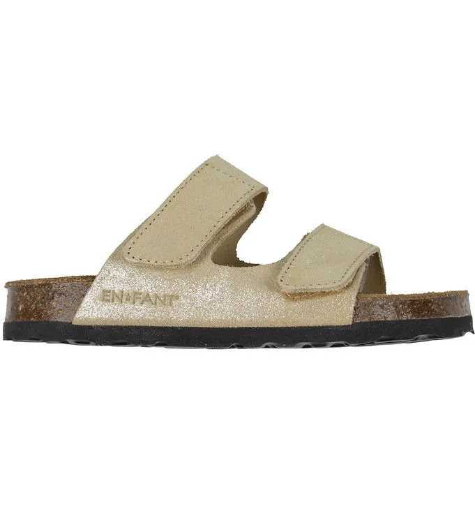 En Fant Sandaler – Nubuck – Champagne Beige