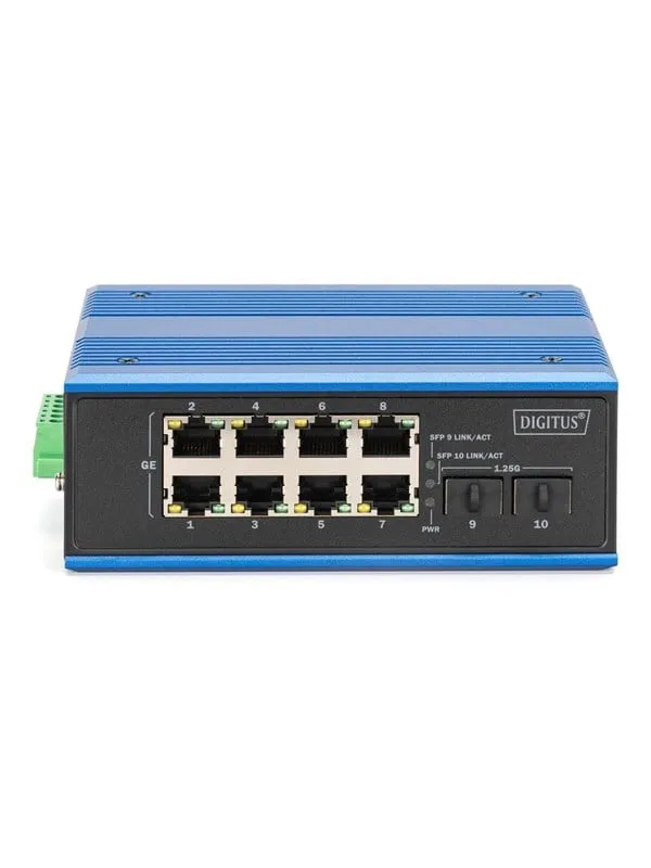 DIGITUS - switch - industrial - 8 ports - unmanaged (#9269)