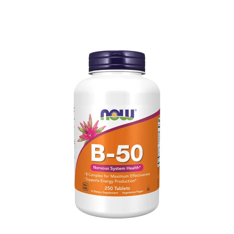 NOW - Vitamin B-50, 250 tabletter