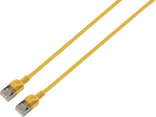 Prokord Slim Network Cable / Patch Cord Lszh Rj-45 Cat 6a 0.5m Gul
