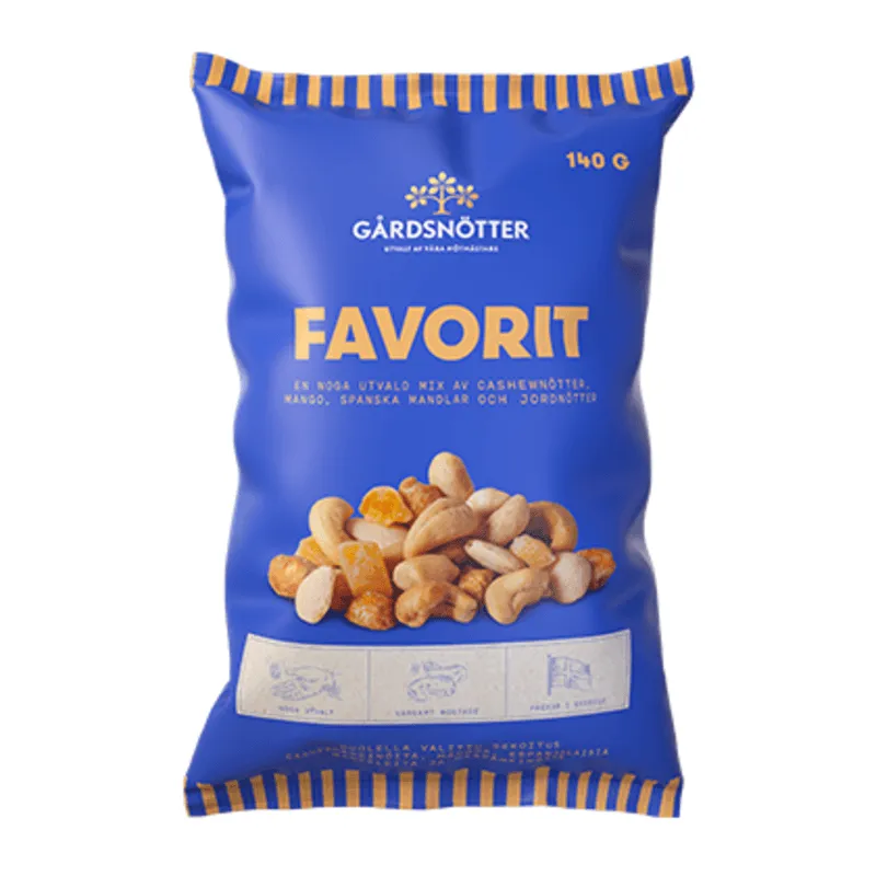 Gårdsnötter Nötmix Favorit 140 g