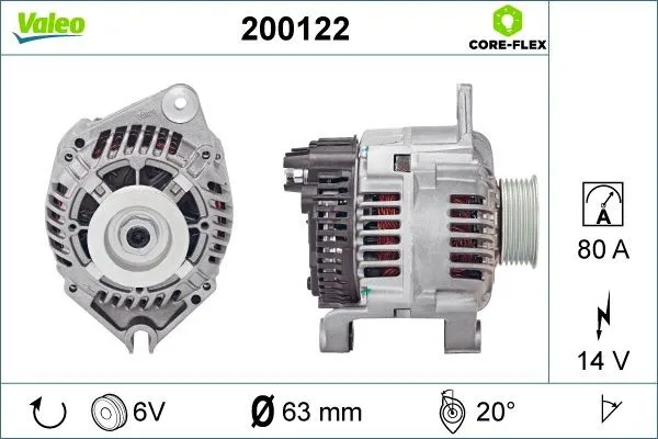 VALEO 200122 Generator