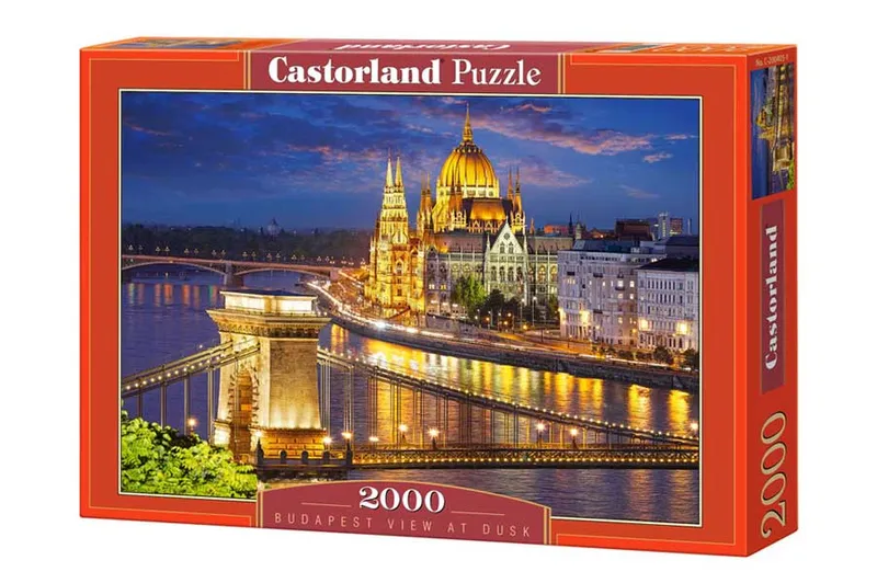 Castorland Pussel - Budapest vid skymning 2000 Bitar