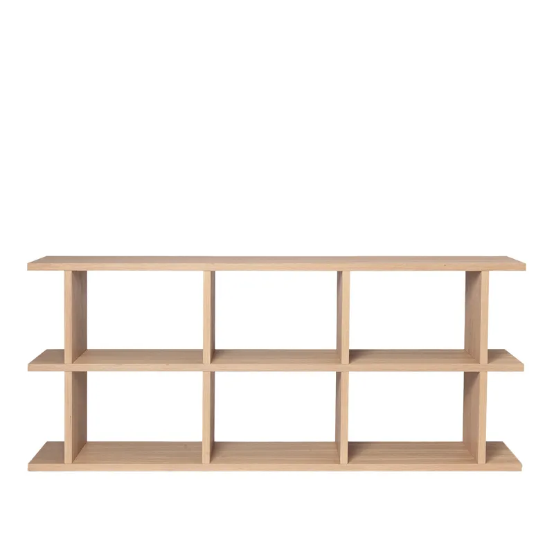 Ferm Living, Kona Bokhylla 3×2 – Natural ek