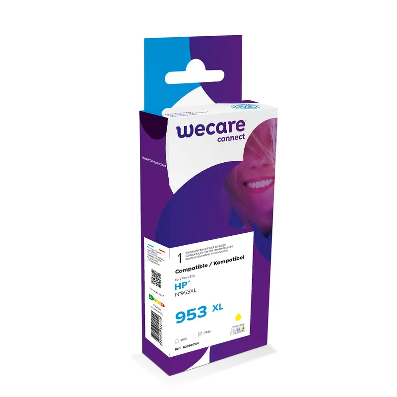 Bläckpatron WECARE 953XL gul