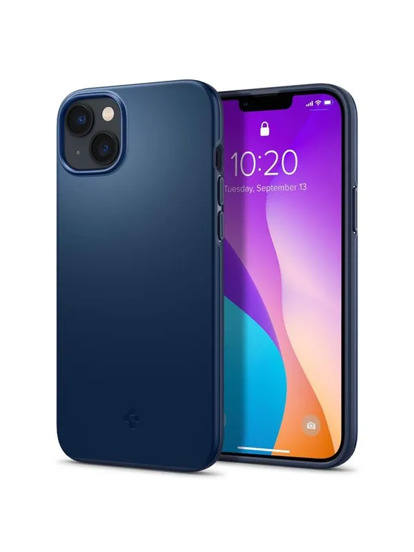 Spigen iPhone 14 Plus Skal Thin Fit - Marinblå