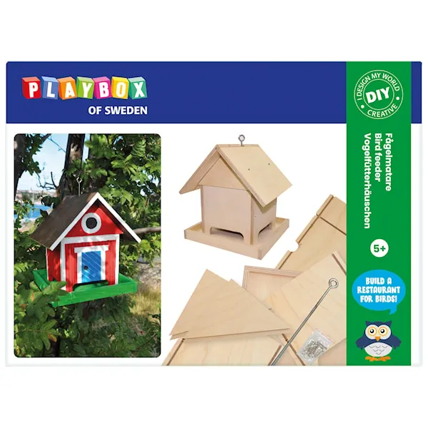 Pysselset Bygg din egen Fågelmatare, Playbox