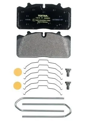 Bromsbelägg TEXTAR 2928503