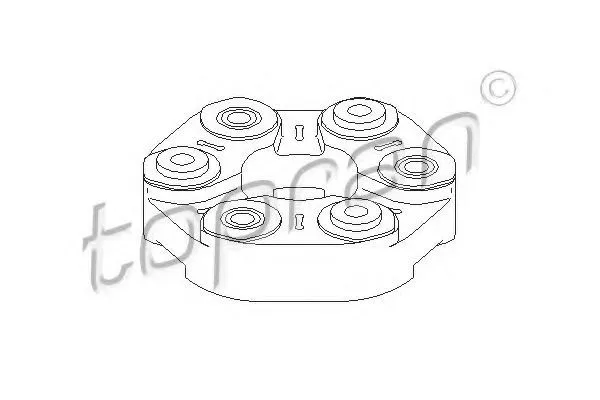 TOPRAN 501 591 Hardyskiva