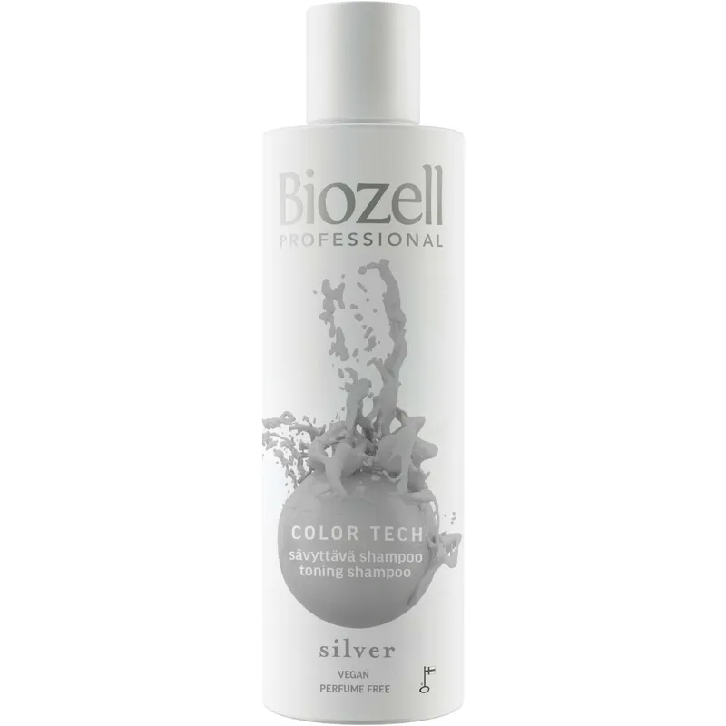 Biozell Color Glow Toning Shampoo Silver 200 ml