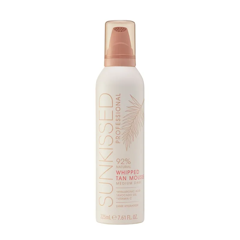 Sunkissed Whipped Tan Mousse Medium Dark 92% Natural Formulation 225 ml