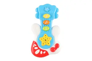 Babyleksak Gitarr med musik & ljuseffekter - Blå