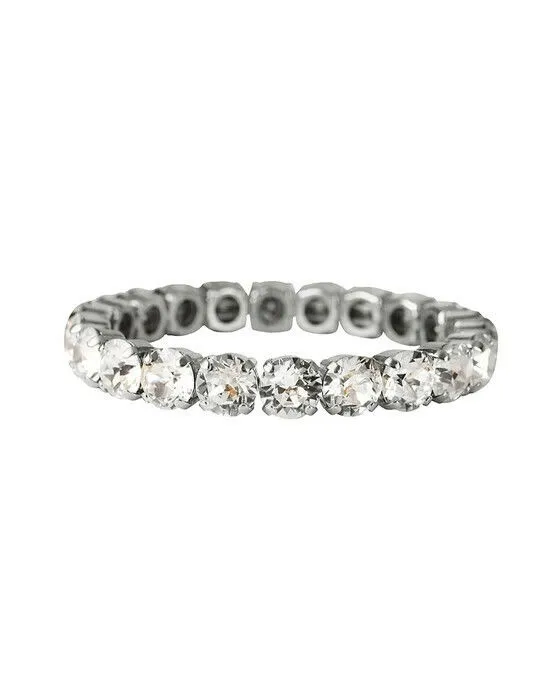 Gia Stud armband crystal rhodium