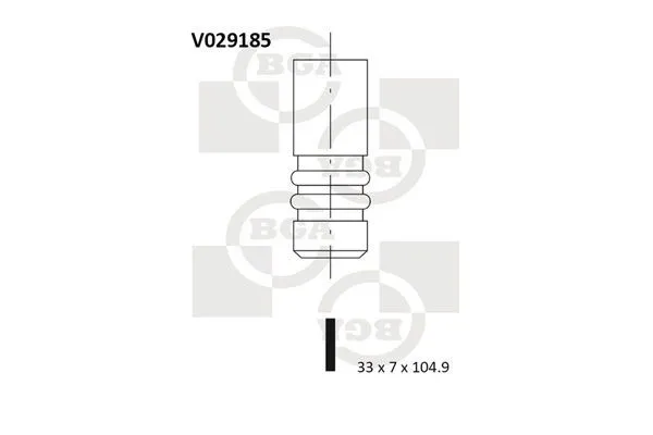 Insugsventil BGA V029185