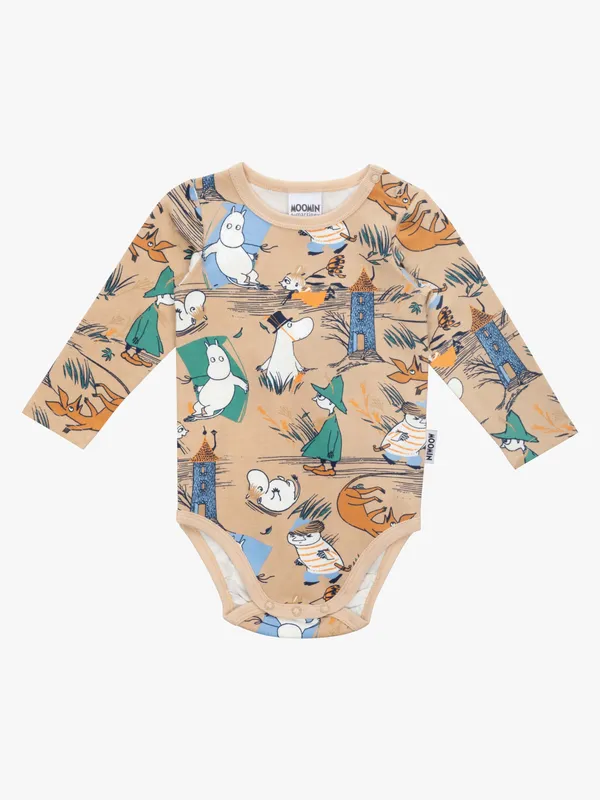 Moomin by Martinex Storm Body, Beige, 74, Bebiskläder