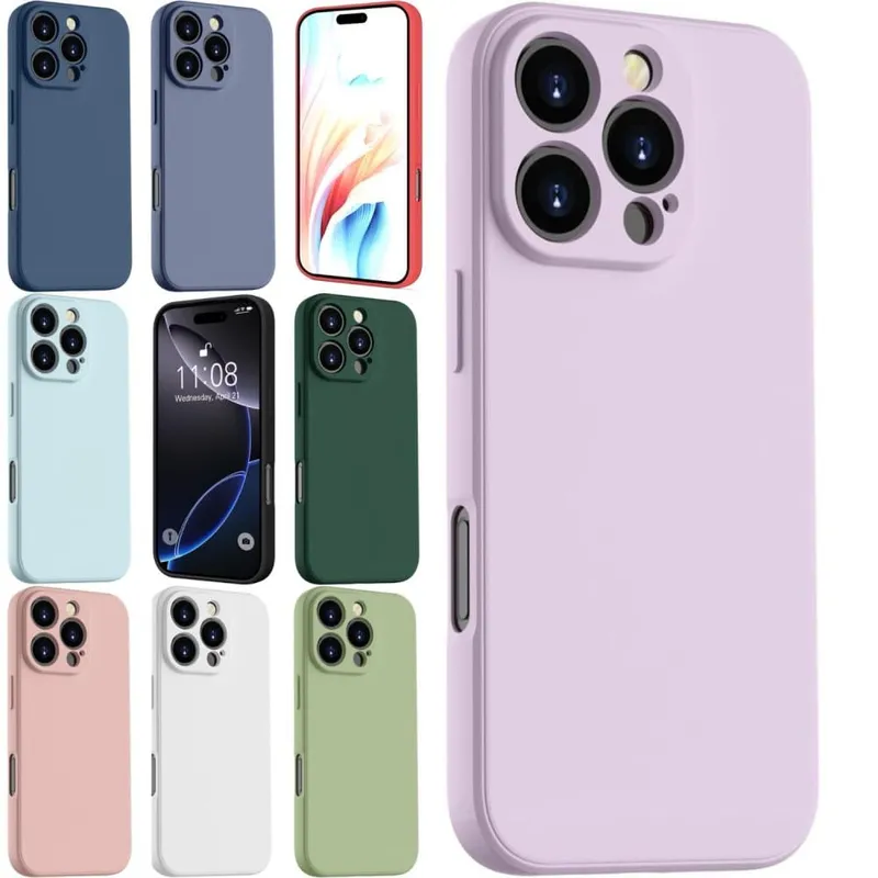 Iphone 16 Pro skal mobilskal silikon / TPU (#2620)