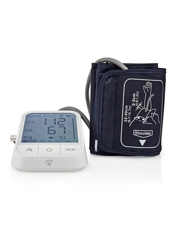 SmartLife Blodtrycksmätare | Arm | Bluetooth | LCD-skärm | 22 - 42 cm | Indikering av stillestånd / Upptäckt av att manschetten