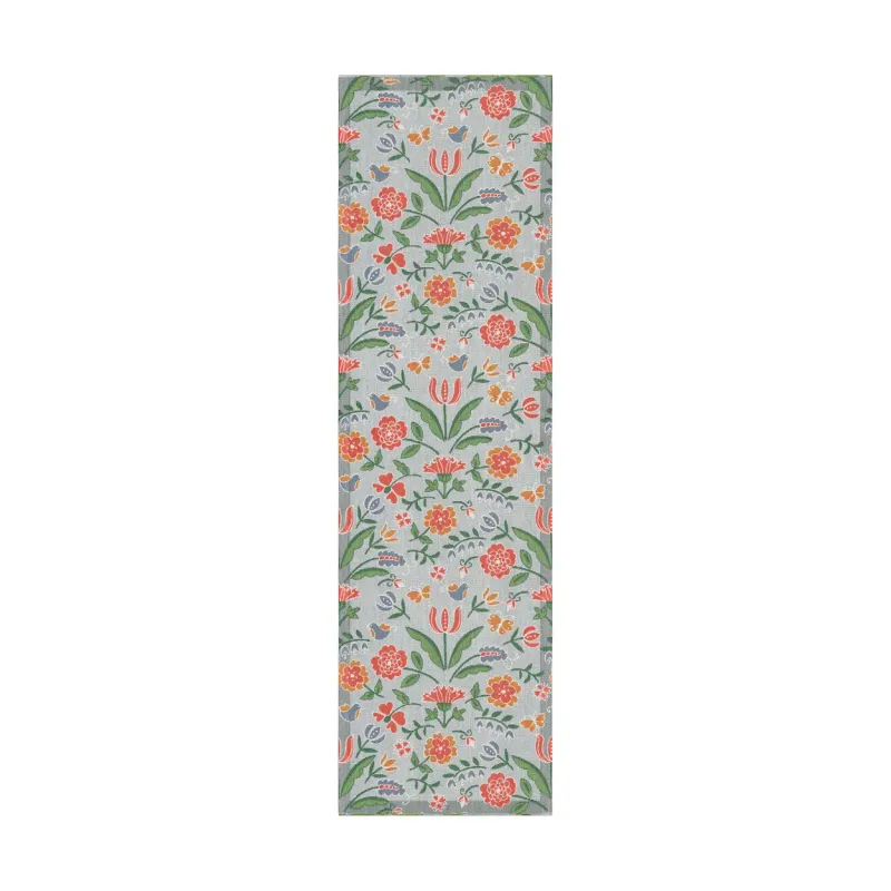 Ekelund Linneväveri Blomglänta bordslöpare 35×120 cm Multi