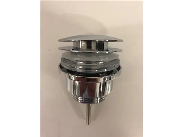 Unite bottom valve push-open 1 1/4″ chrome