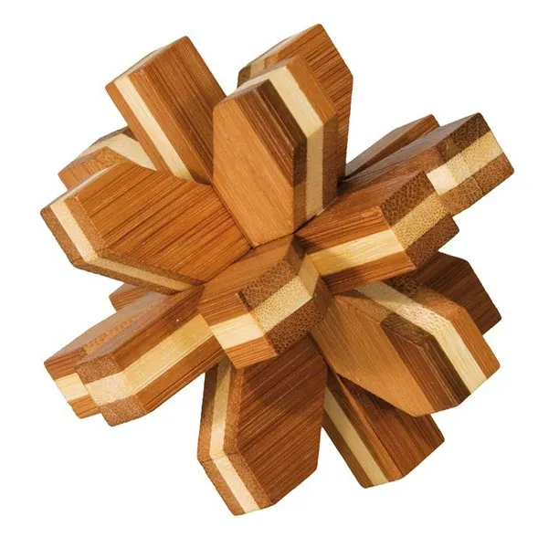 Knep & Knåp, Bambu-3D-pussel – Kristall – Svårighetsgrad 4