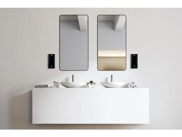 Dispenser Sterisol Ecoline Slim tvål 375 ml svart