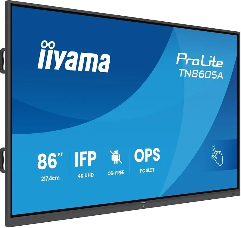 iiyama ProLite TN8605A-B1AG 86″ Class (85.6″ viewable) LED-backlit LCD display - 4K - for digital signage / interactive communication