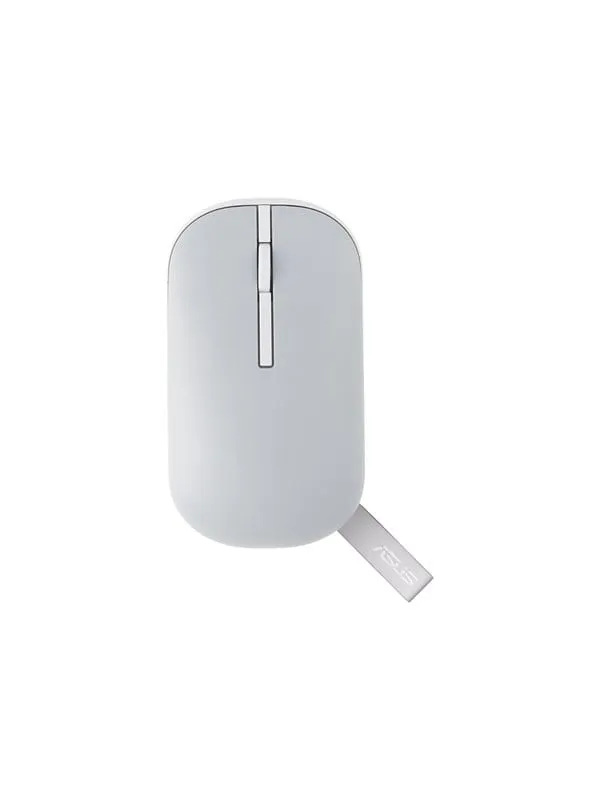 ASUS Marshmallow MD100 Lite - Mouse - Optic - 3 knappar - Grå