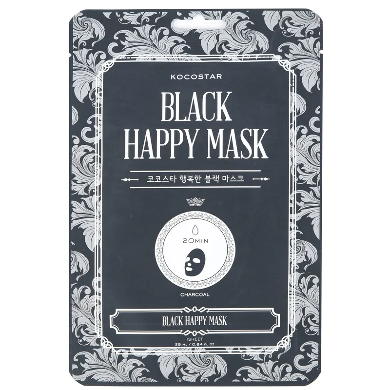 KOCOSTAR Black Happy Mask 1 st